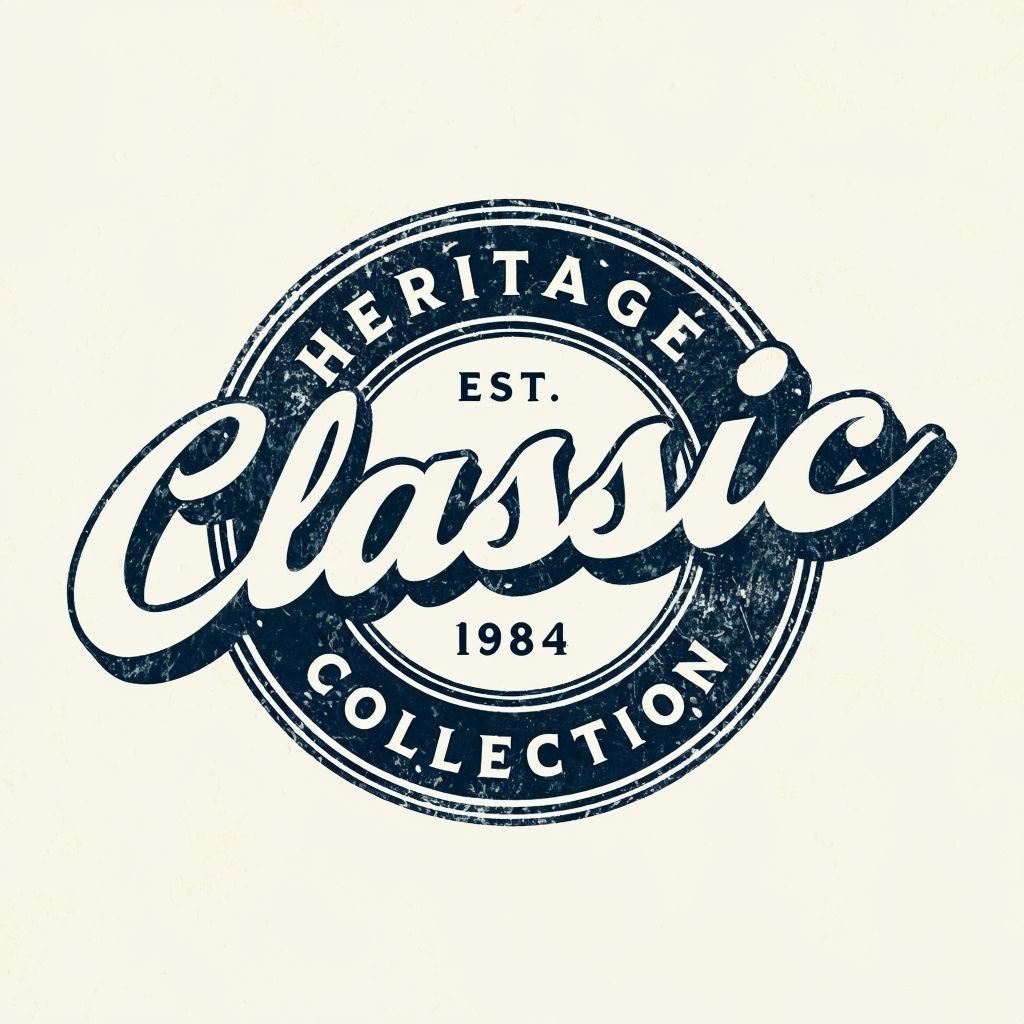 Круглая винтажная эмблема Heritage Classic